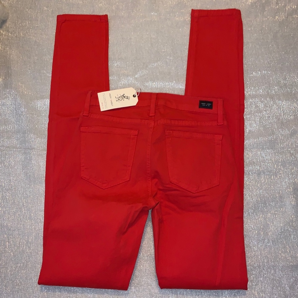 Angry Rabbit Red Skinny Jeans | Size 25 - Picture 2 of 10